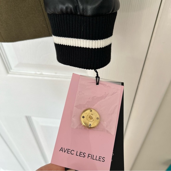 Anthropologie Avec Les Filles Mixed Fabric Blazer - Picture 8 of 14